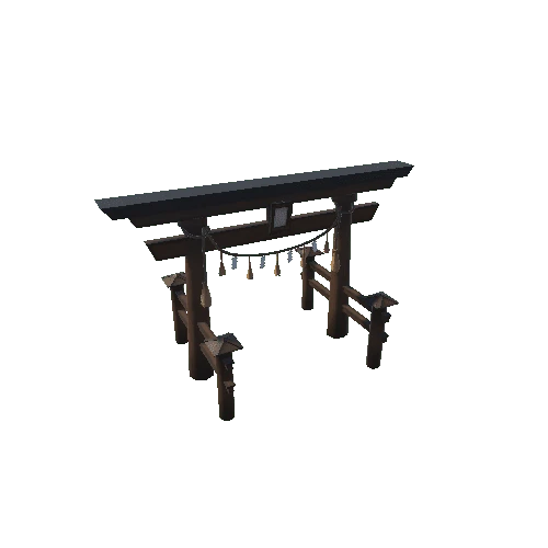 Custom Wood Torii 13